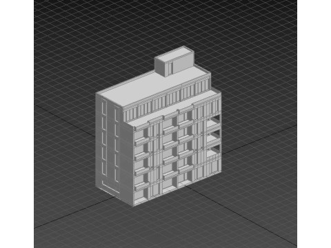 Modelo de impressão 3D Edifício 01 Modelo de Impressão 3D