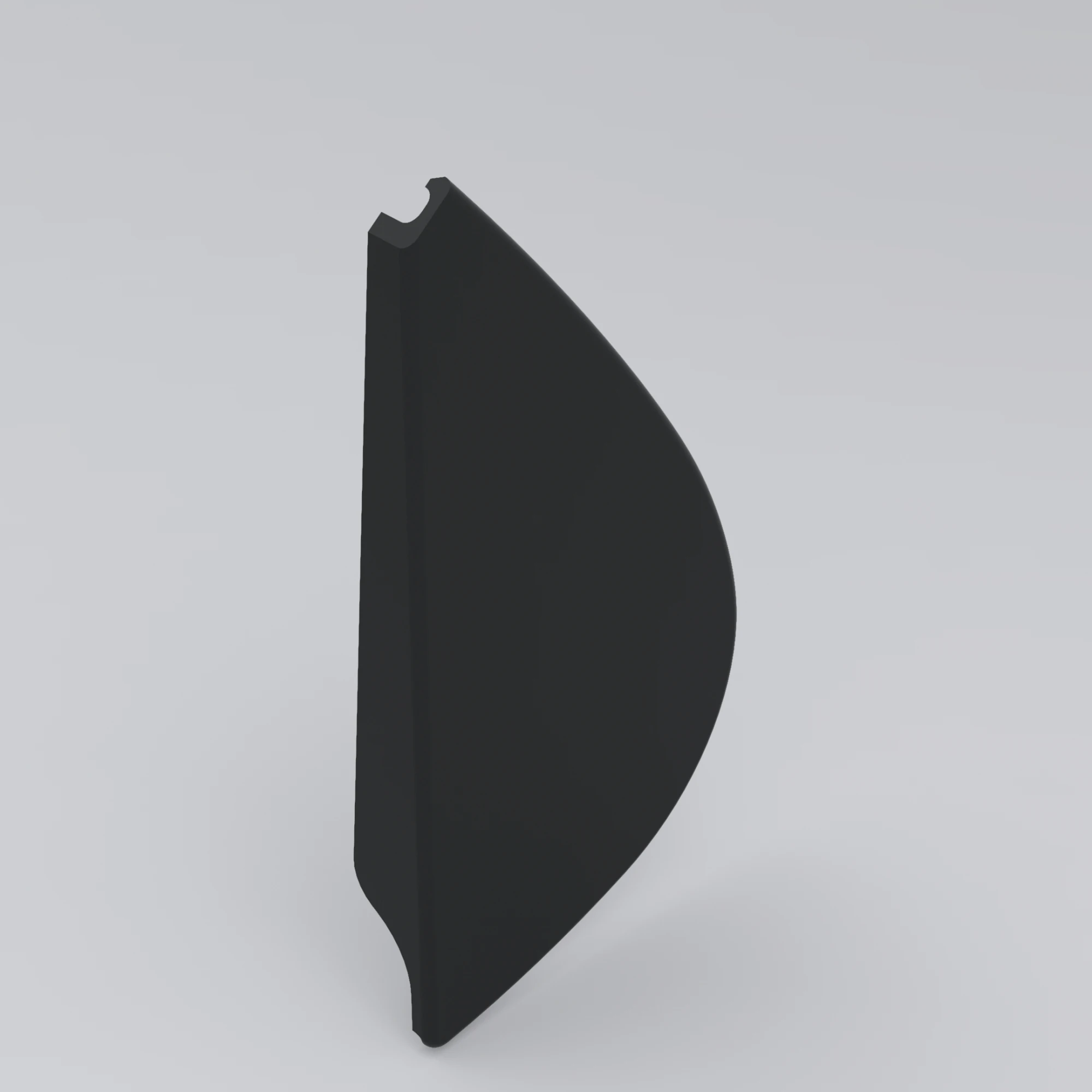 Fiesta Mk4 Rear Left Door Outside Triangle Trim Moulding Seal 3D Print Model .c4d .max .obj .3ds .fbx .stl .blend 