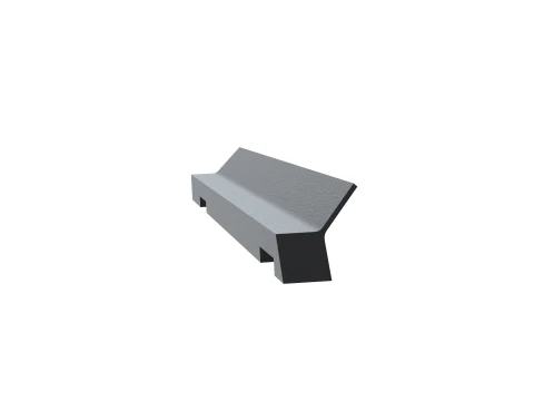Fiesta Mk4 Rear Left Door Outside Triangle Trim Moulding Seal 3D Print Model