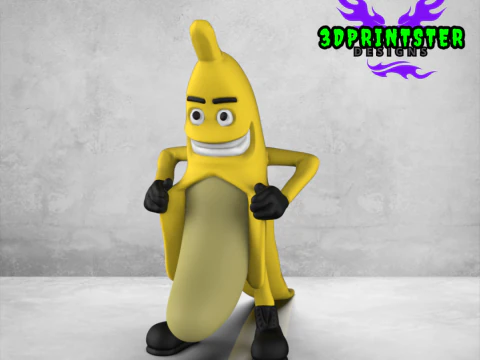 Naughty Banana 3D Print Model