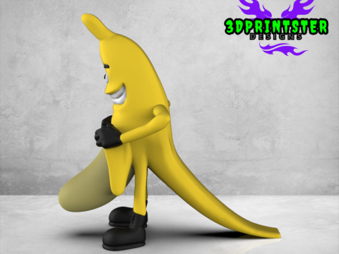 Непослушный банан 3D Принт Модель