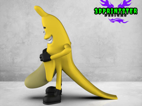 Naughty Banana 3D Print Model