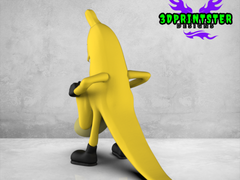 Непослушный банан 3D Принт Модель