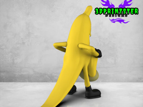 Naughty Banana 3D Print Model
