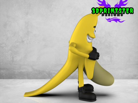 Непослушный банан 3D Принт Модель