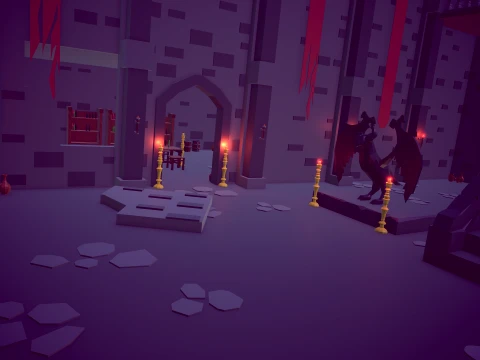 Poly3D - Modular Dungeon Pack 3D Model