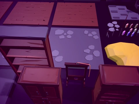 Poly3D - Modular Dungeon Pack 3D Model