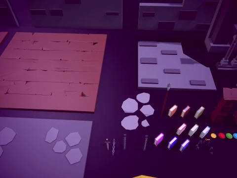 Poly3D - Modular Dungeon Pack 3D Model