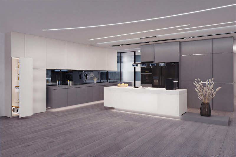 Cuisine moderne Modèle 3D .c4d .max .obj .3ds .fbx .stl .blend