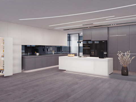 Moderne Küche 3D Modell