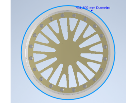 Llanta bbs estilo le mans sin llanta Modelo 3D