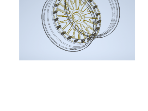 Llanta bbs estilo le mans sin llanta Modelo 3D