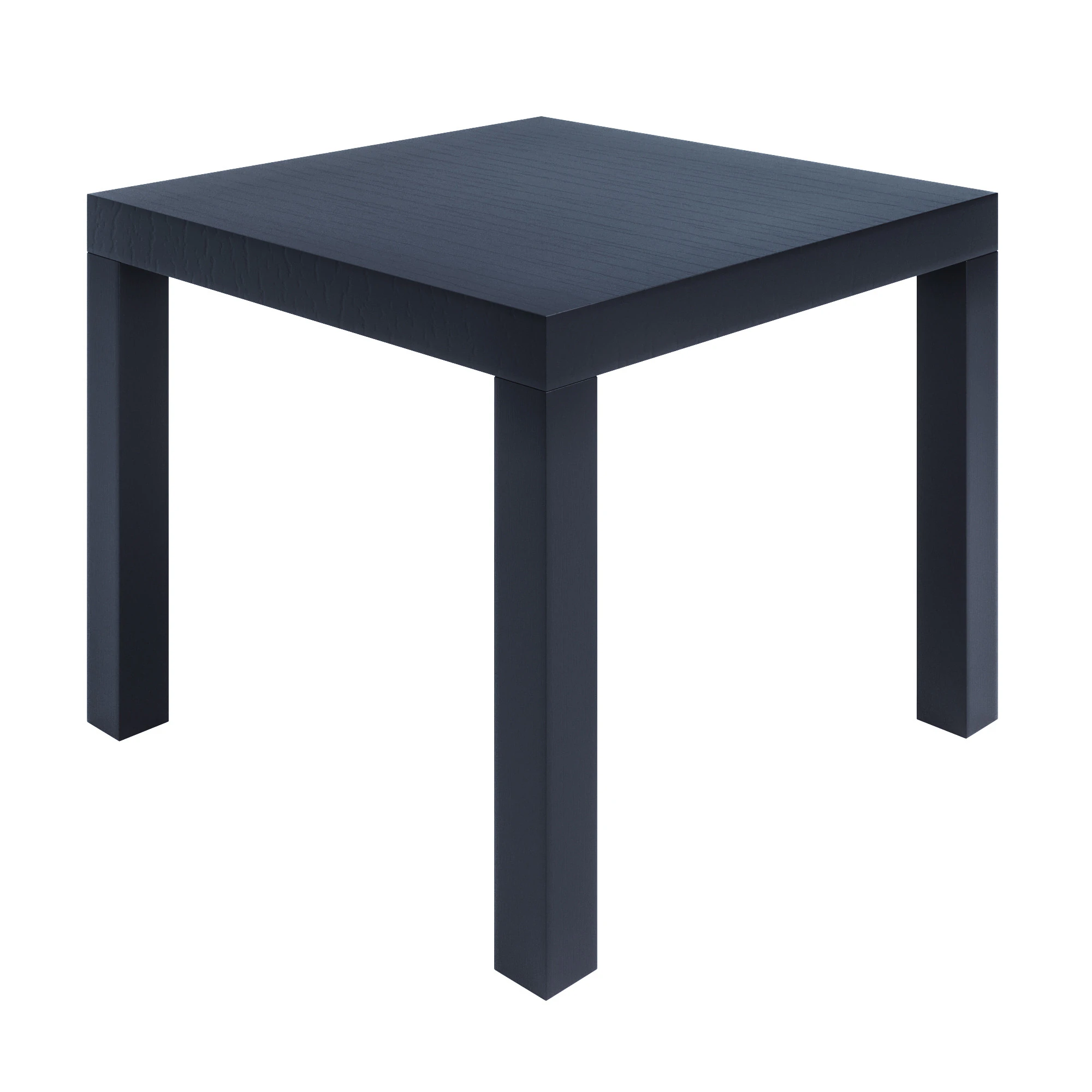 IKEA Black Minimalist Side Table 55x55x45 cm 3D Model .c4d .max .obj .3ds .fbx .stl .blend 