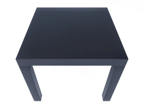 IKEA Black Minimalist Side Table 55x55x45 cm 3D Model