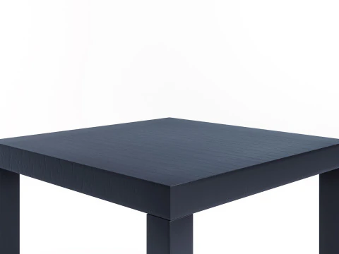 IKEA Black Minimalist Side Table 55x55x45 cm 3D Model