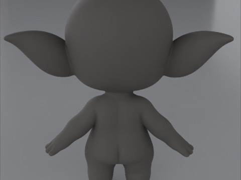 《赤壁妖精》基础网格模型 3D 模型