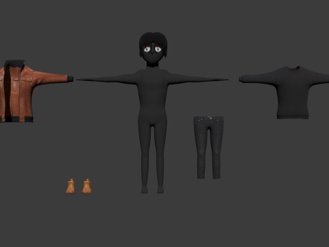 Pemodelan Karakter Bergaya Model 3D