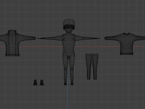 Stylized Character Modeling 3D Model