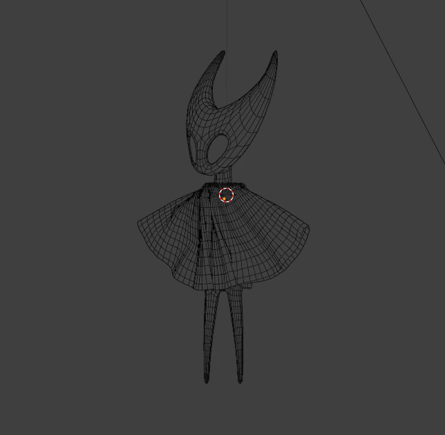 Hallow Knight SilksongHornet 3D Model .c4d .max .obj .3ds .fbx .stl .blend 