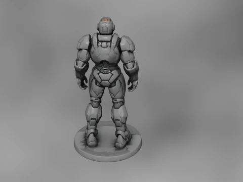 Armored Warrior Model 3D Print Model