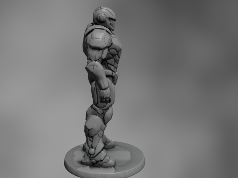 Model opancerzonego wojownika Model do druku 3D