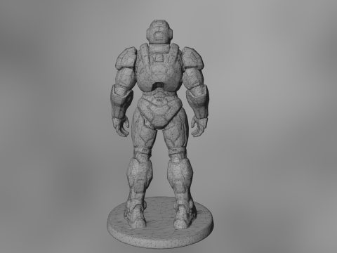 Model opancerzonego wojownika Model do druku 3D