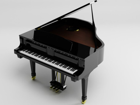 钢琴 3D 模型