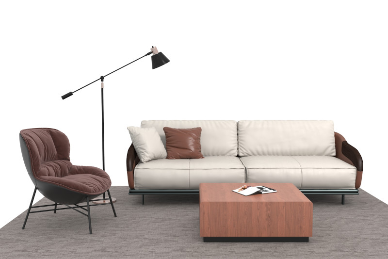 真皮沙发套05 3D 模型 .c4d .max .obj .3ds .fbx .stl .blend