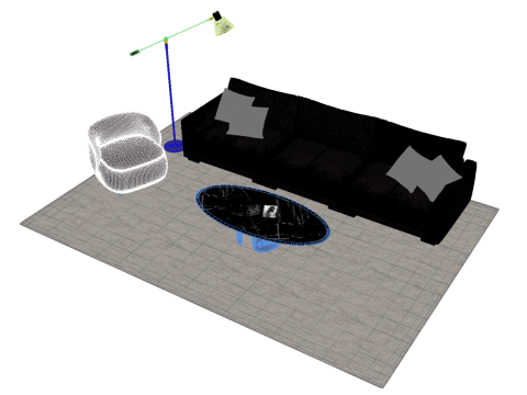 真皮沙发套06 3D 模型