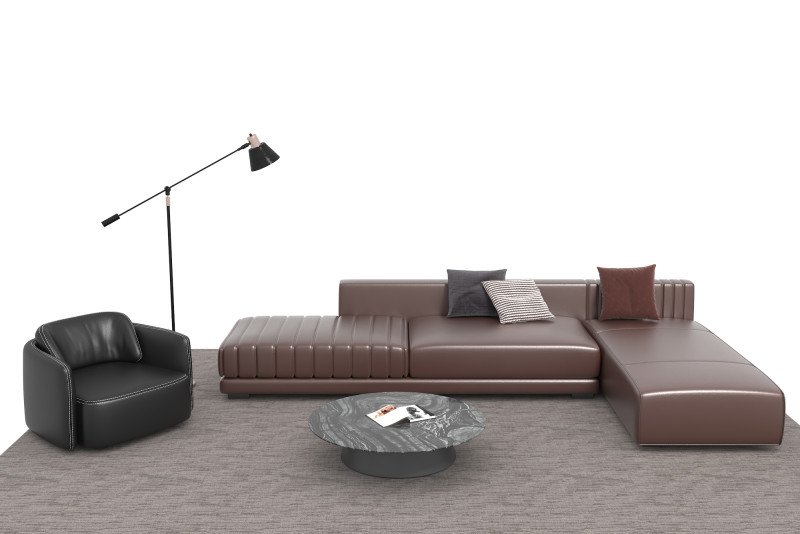 真皮沙发套08 3D 模型 .c4d .max .obj .3ds .fbx .stl .blend