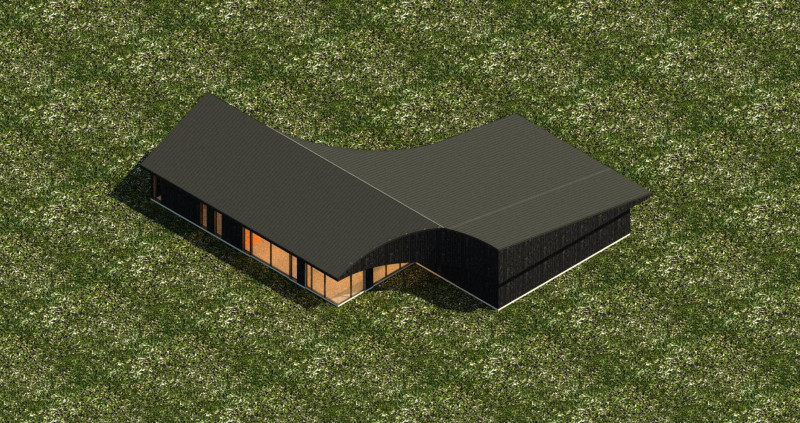 Jean Verville MEV Cabin 3D Model .c4d .max .obj .3ds .fbx .stl .blend 