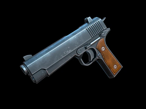 Stylized M1911 Colt 3D Model