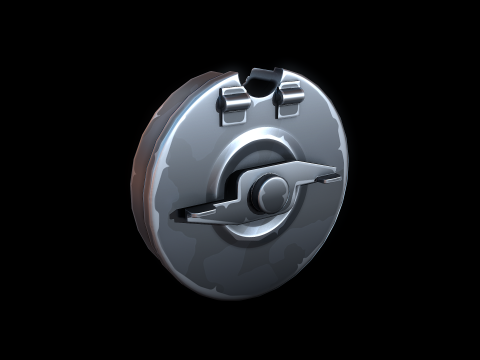 Стилізований пістолет-кулемет Томпсона 3D Модель