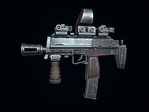 Stilize MP7 3D Model