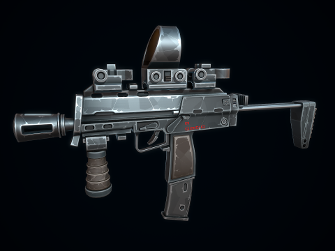 Stilize MP7 3D Model