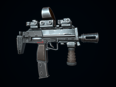 Stilize MP7 3D Model