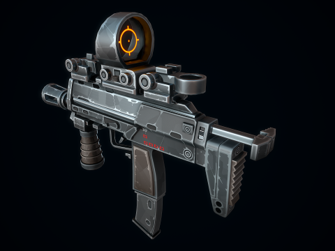 Stilize MP7 3D Model