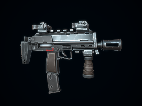 Stilize MP7 3D Model
