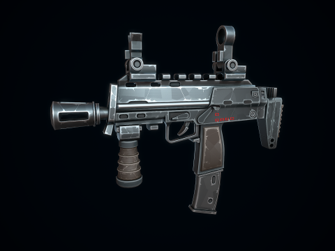 Stilize MP7 3D Model