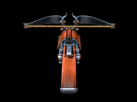 様式化されたドラムクロスボウ 3Dモデル