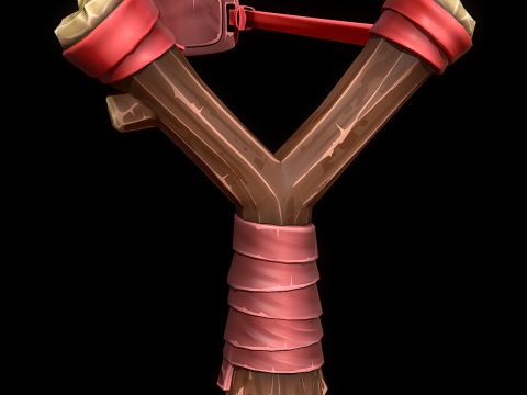 Stylizowana proca Model 3D