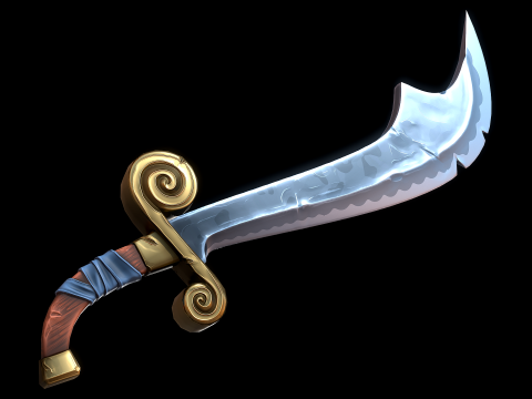 Stilize Pala 3D Model