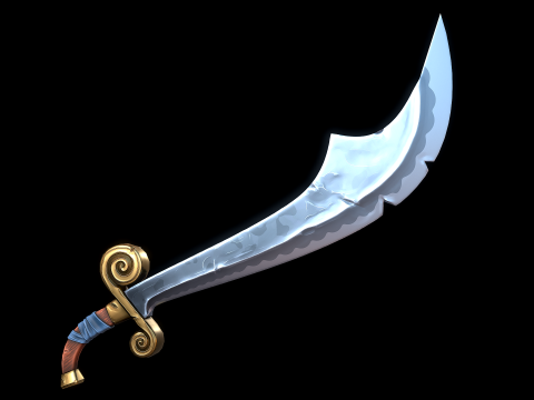 Stilize Pala 3D Model