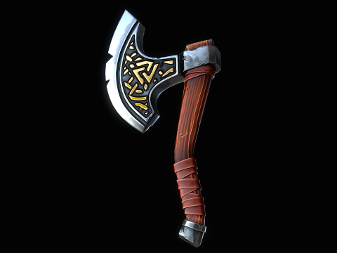 Machado Estilizado Modelo 3D