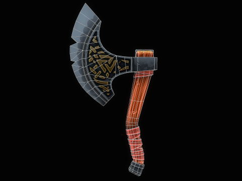 Machado Estilizado Modelo 3D