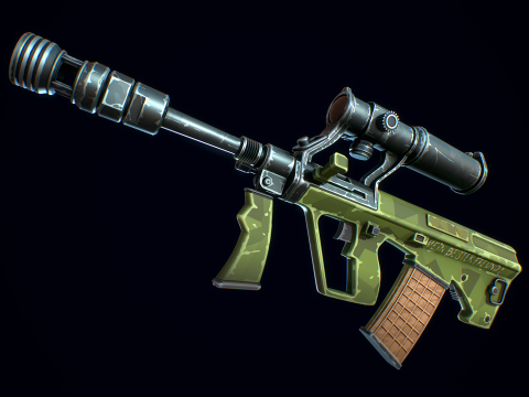 Steyr estilizado AGO Modelo 3D