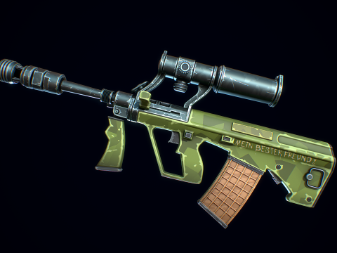 Steyr stilizzato AGO Modello 3D