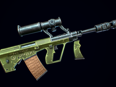 Steyr stilizzato AGO Modello 3D