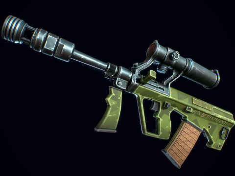 Steyr stilizzato AGO Modello 3D