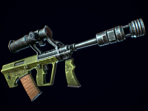 Steyr stilizzato AGO Modello 3D